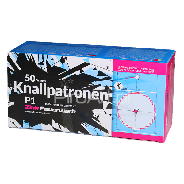 Knallpatronen Zink styropian P1 20/50