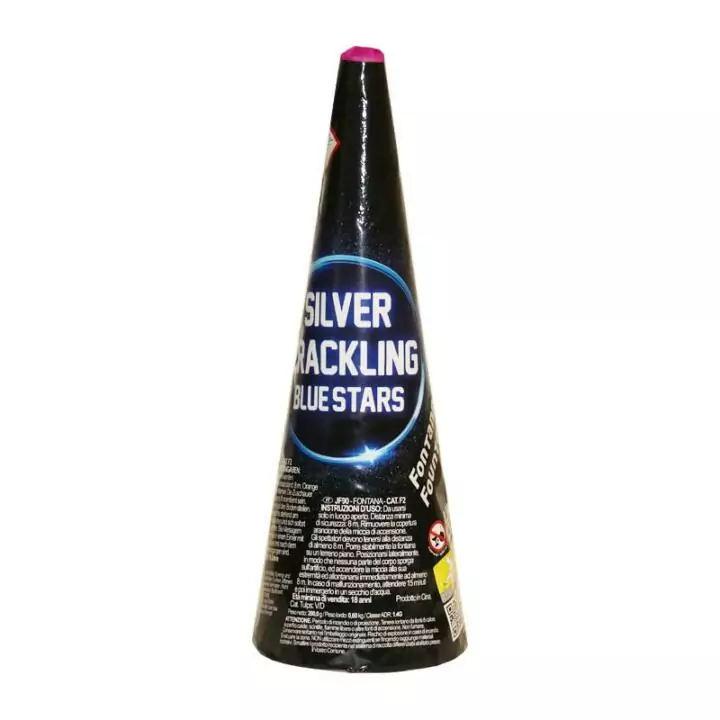 JF90 Silver Cracling Blue Stars  [20/1]
